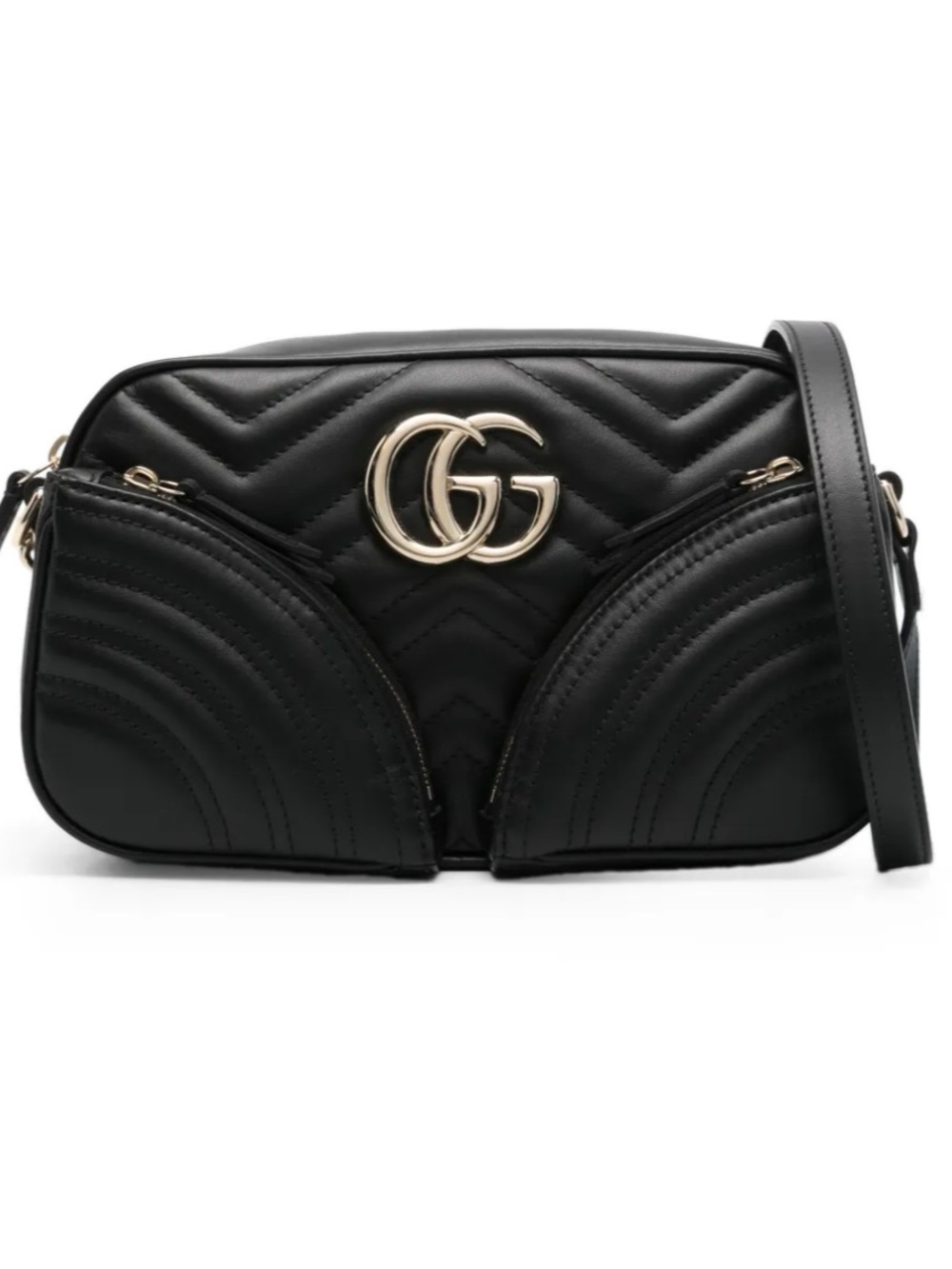 Gucci, GG Marmont quilted leather shoulder bag made in Italy